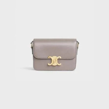 CELINE★トリオンフ クロスボディバッグ ティーン シャイニー-BRAND OFF