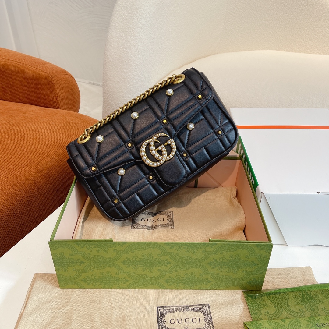 GUCCI（グッチ）Marmont ショルダーバッグ-BRAND OFF