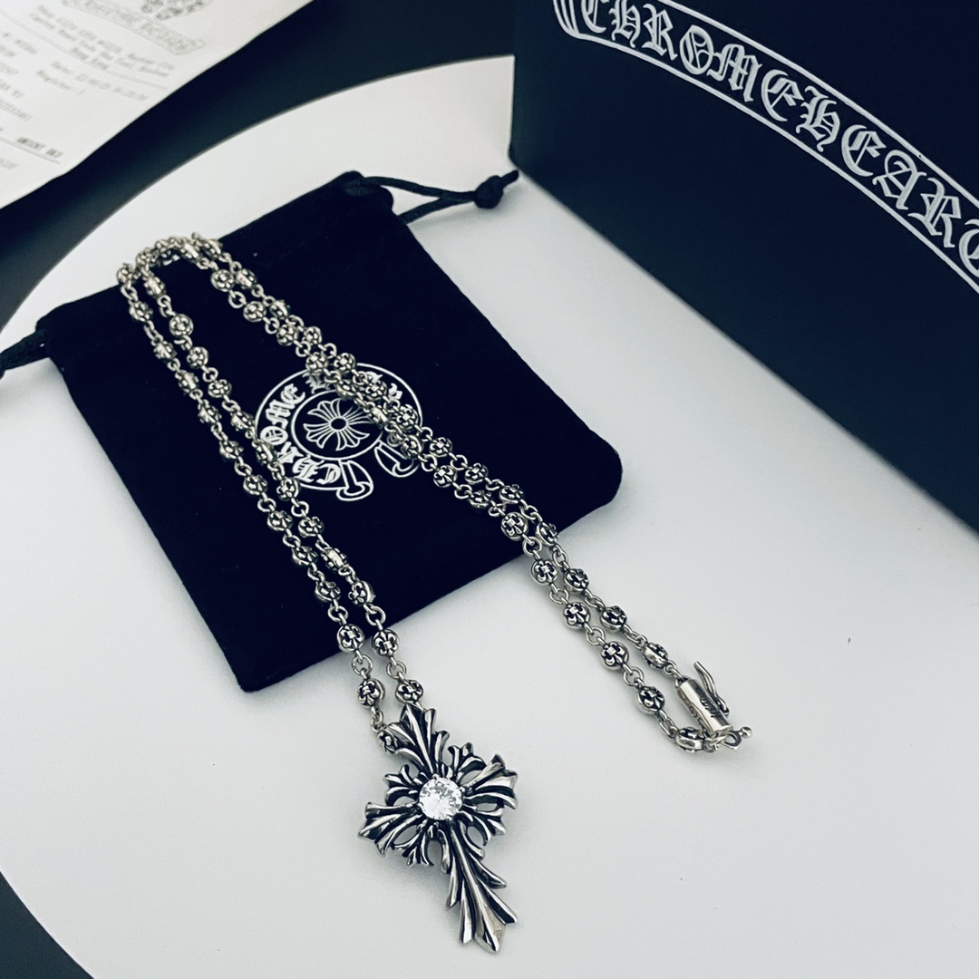 【CHROME HEARTS】ネックレス、新しいネックレス万能シンプルファッションオーナメント-BRAND OFF