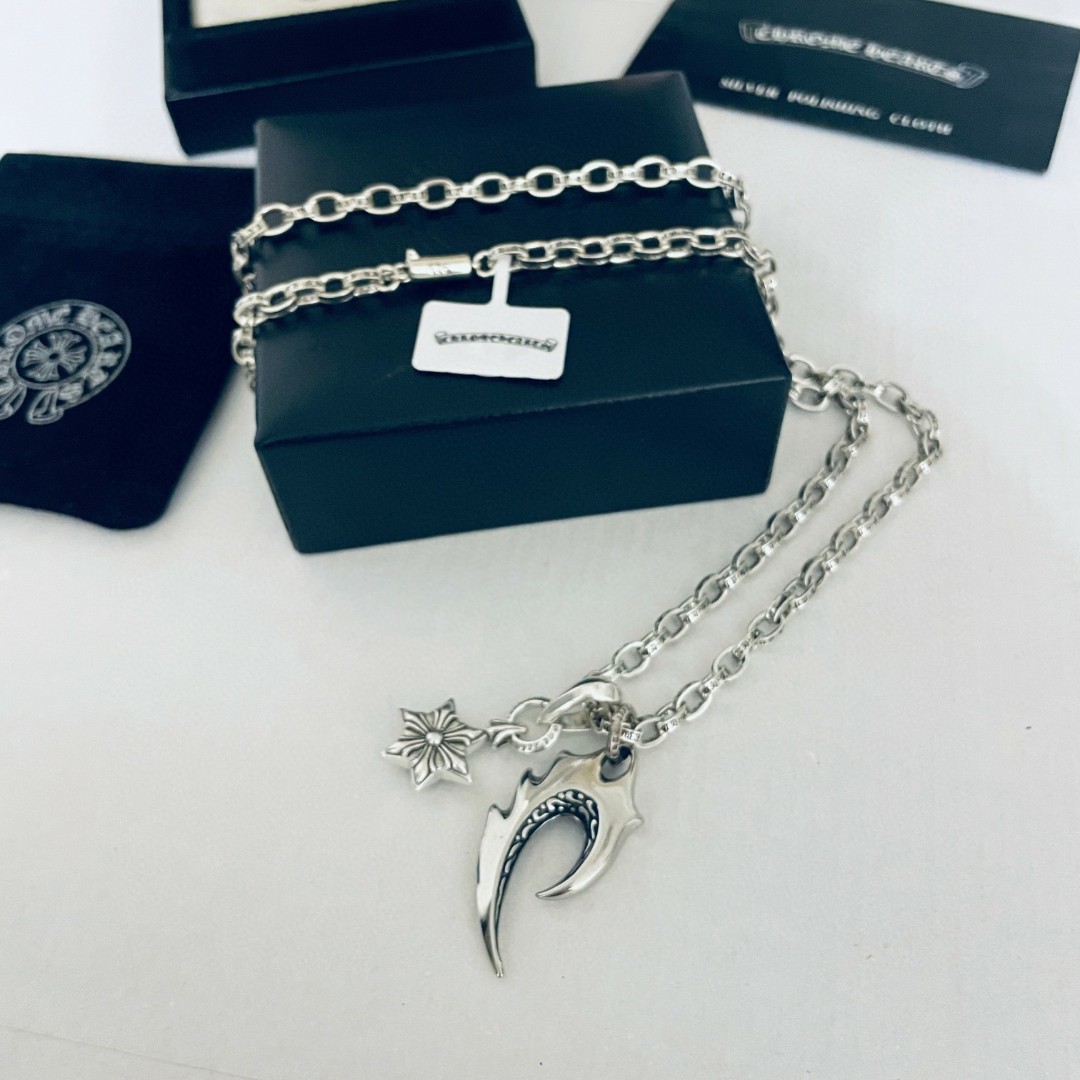 【Chrome Hearts】ネックレス、新しいネックレス万能シンプルファッションオーナメント-BRAND OFF