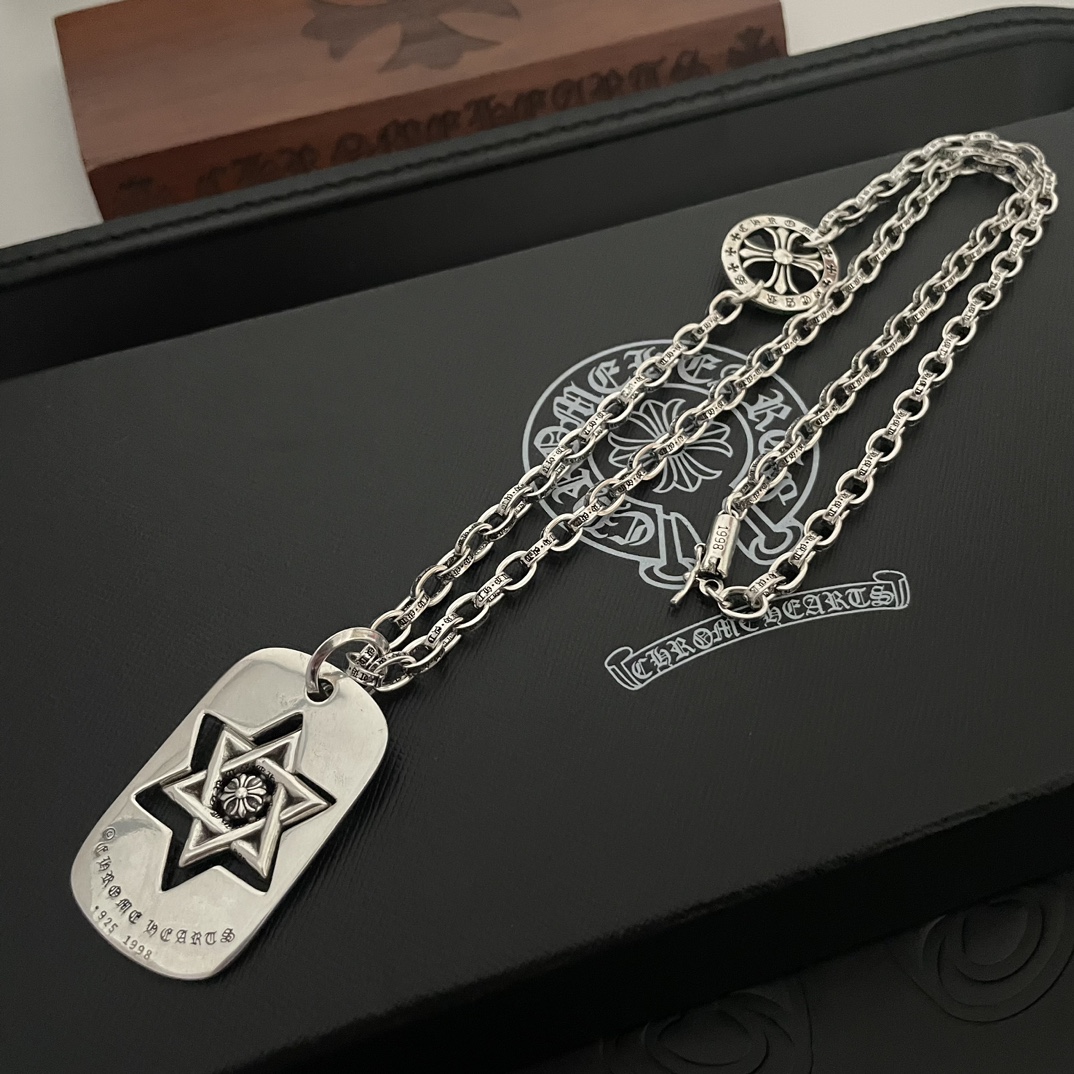 【CHROME HEARTS】ネックレス、新しいネックレス万能シンプルファッションオーナメント-BRAND OFF