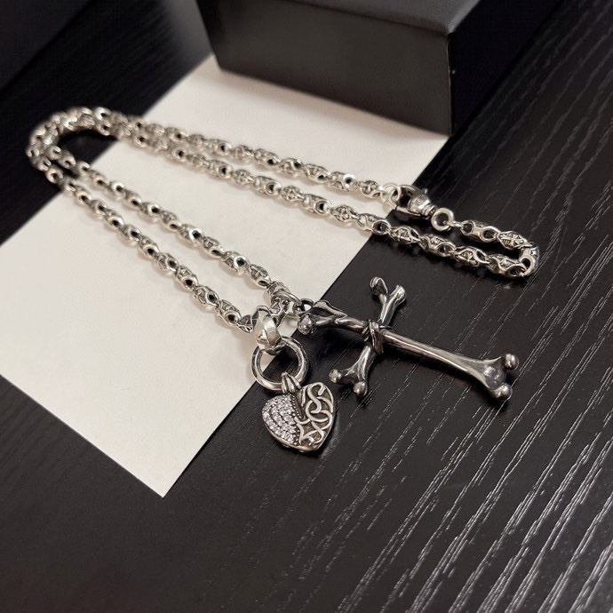 【Chrome Hearts】ネックレス、新しいネックレス万能シンプルファッションオーナメント-BRAND OFF