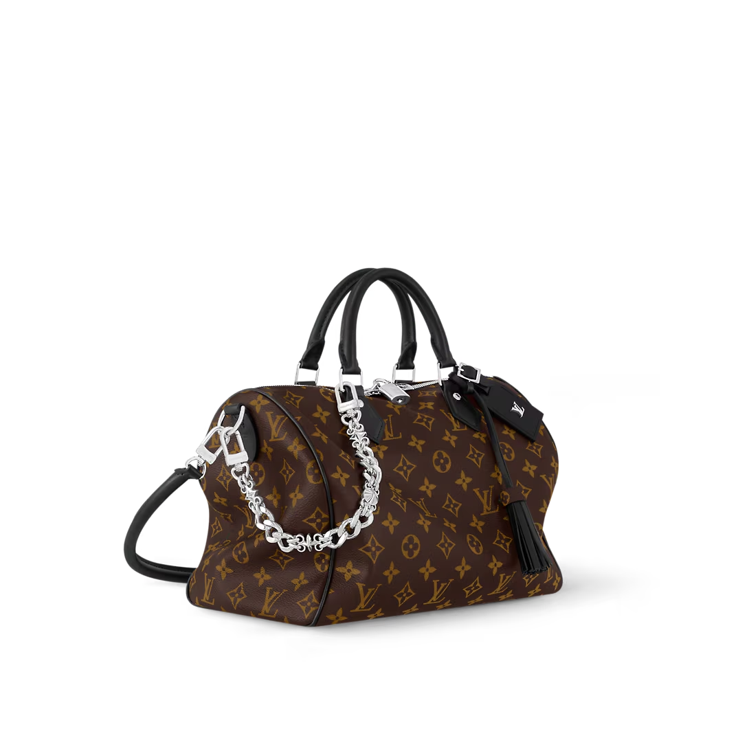LOUIS VUITTON ルイヴィトン SPEEDY SOFT 30 DARK ショルダーバッグ M12243-BRAND OFF
