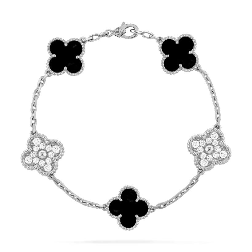 【2026】【Vancleef & Arpels】 ヴィンテージ アルハンブラ ブレスレット、5モチーフ-BRAND OFF