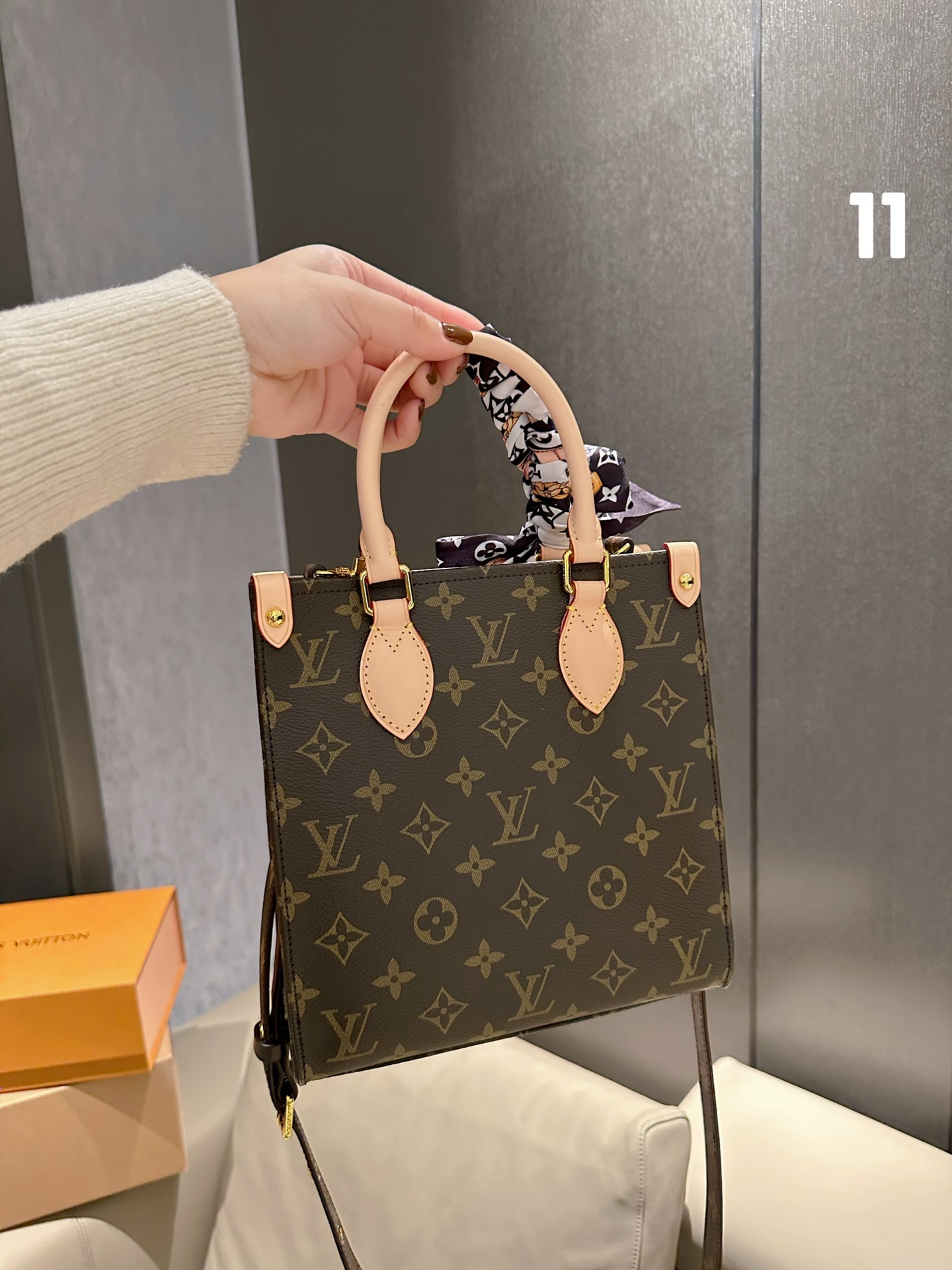 ★関税込★ Lv Sac Platの新しい琴譜バッグ M46265-BRAND OFF