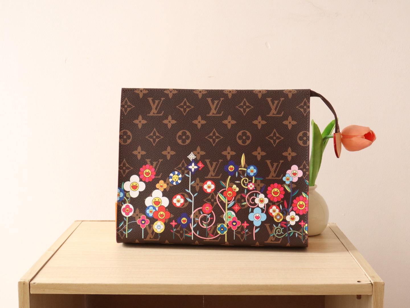 LOUIS VUITTON ルイヴィトン 村上隆 定番クラッチバッグ M14180-BRAND OFF