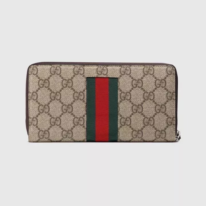 ウェブ GGスプリーム キャンバス ジップアラウンドウォレット-BRAND OFF