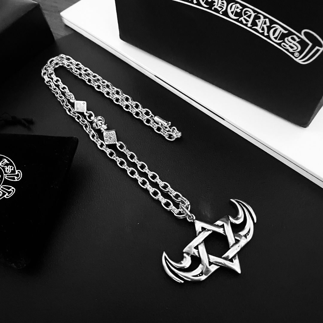 【CHROME HEARTS 】ネックレス、新しいネックレス万能シンプルファッションオーナメント-BRAND OFF