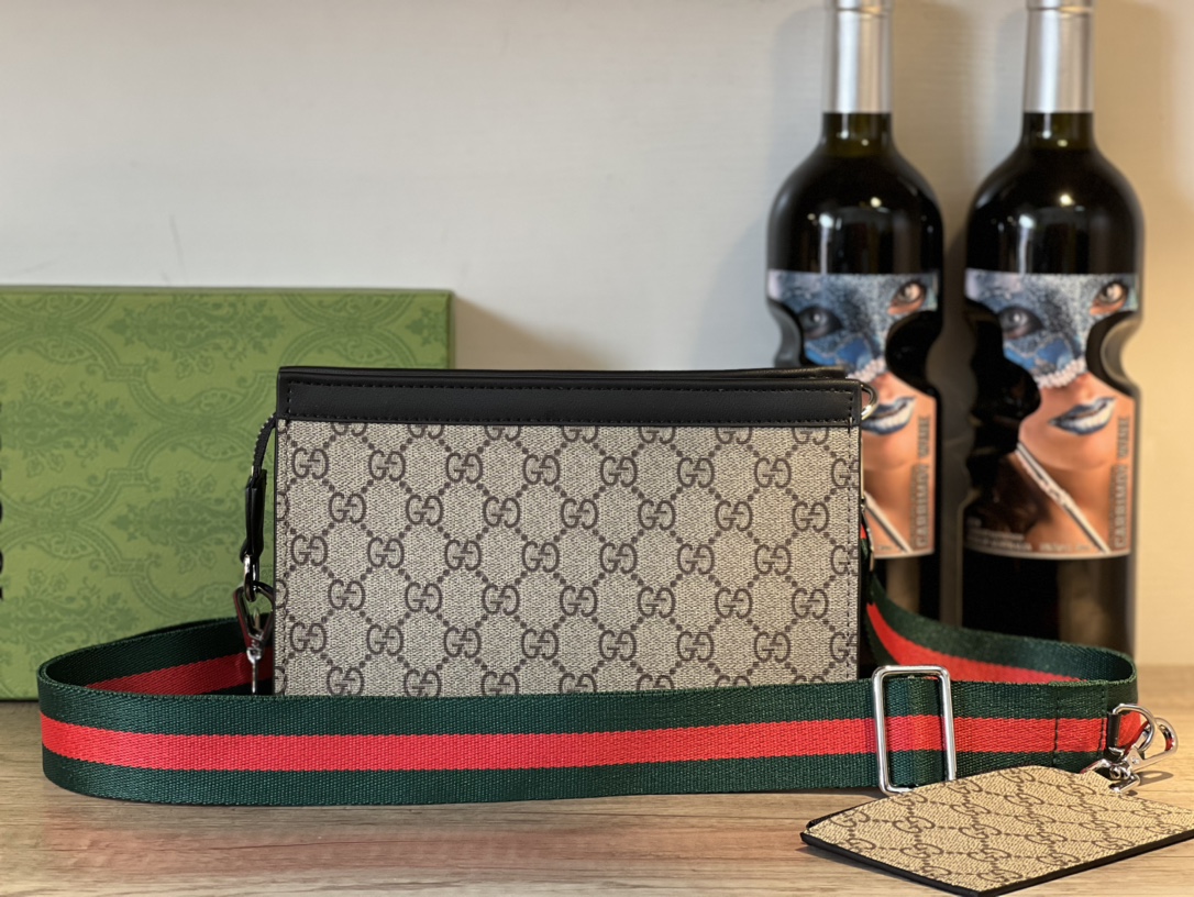 【 GUCCI 旗艦店】GGショルダーバッグ 22X14X7CM-BRAND OFF