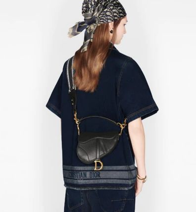DIOR SADDLE ミニバッグ カーフスキン オブリーク-BRAND OFF