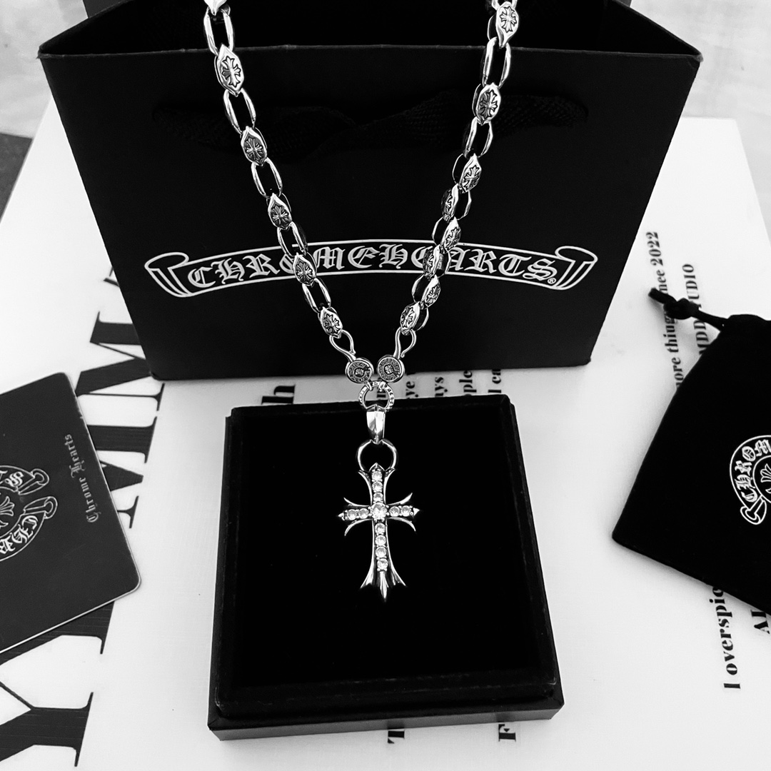 【CHROME HEARTS 】ネックレス、新しいネックレス万能シンプルファッションオーナメント-BRAND OFF