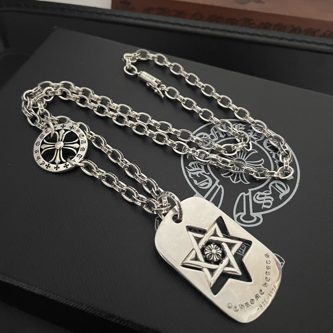 【CHROME HEARTS】ネックレス、新しいネックレス万能シンプルファッションオーナメント-BRAND OFF