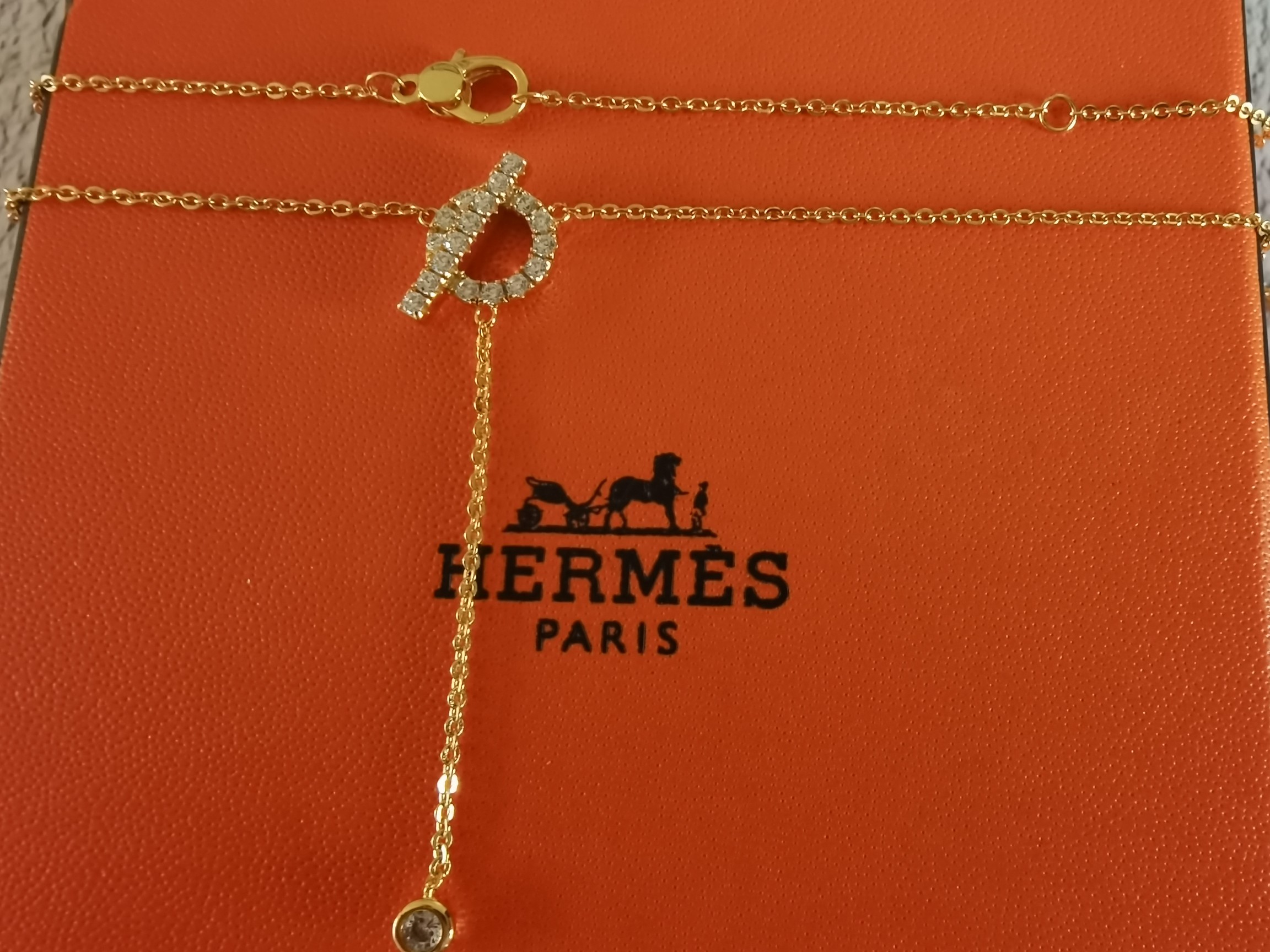 【HERMES 】ネックレス、新しいネックレス万能シンプルファッションオーナメント-BRAND OFF