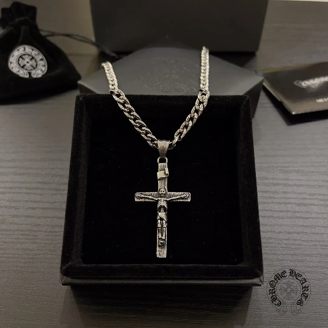 【CHROME HEARTS】ネックレス、新しいネックレス万能シンプルファッションオーナメント-BRAND OFF