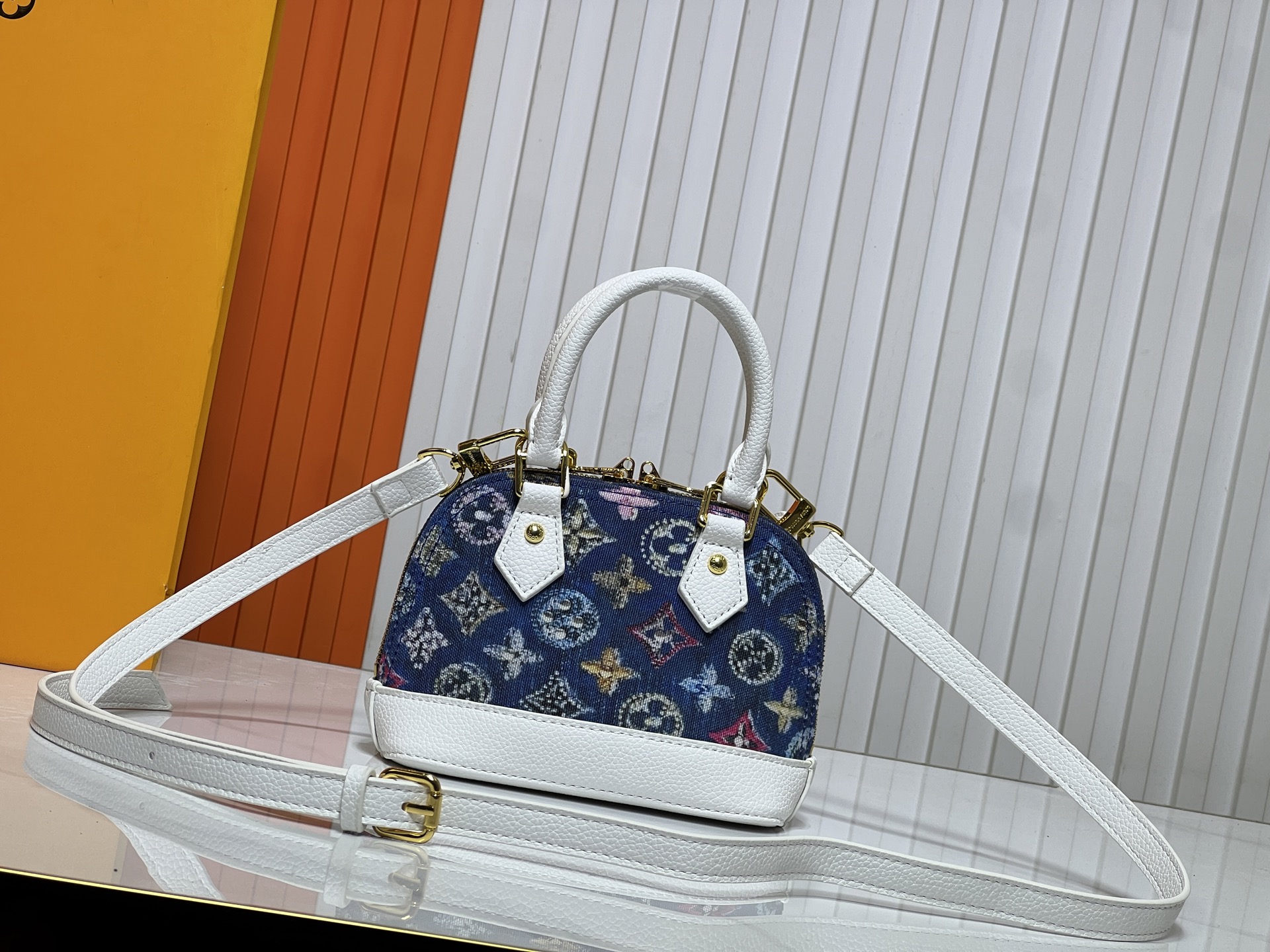 LOUIS VUITTON ルイヴィトン Alma BB 新作デニムバッグ-BRAND OFF
