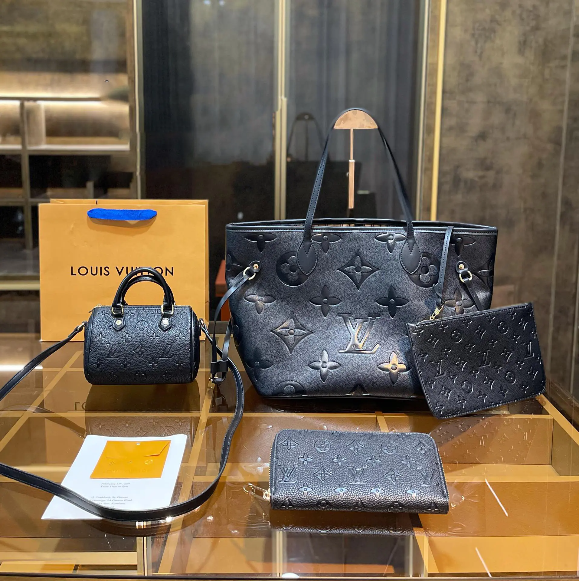 【すぐ届く】ルイヴィトン☆定番人気☆LOUISVUITTON 3点セット お得-BRAND OFF