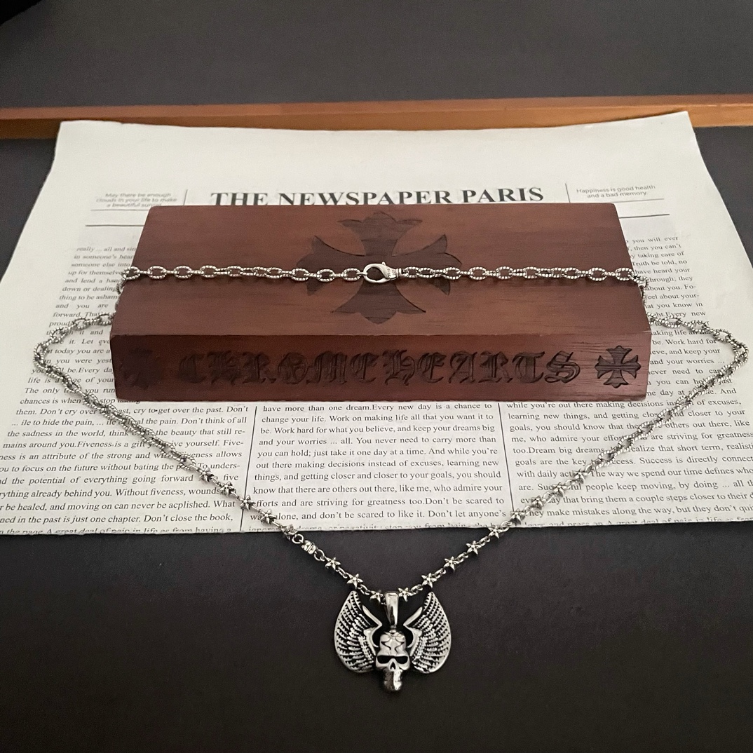【CHROME HEARTS】ネックレス、新しいネックレス万能シンプルファッションオーナメント-BRAND OFF