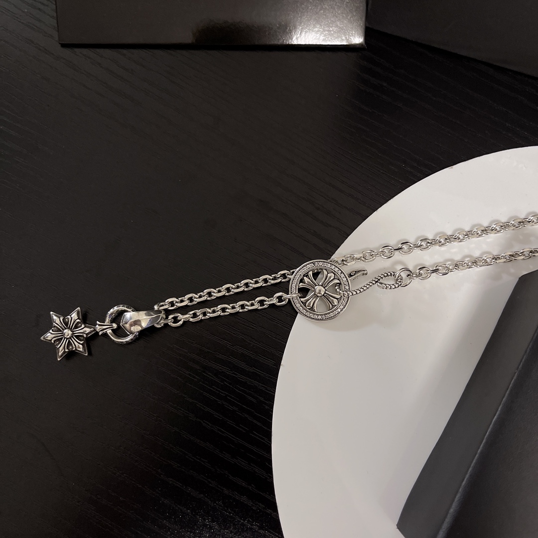 【Chrome Hearts】ネックレス、新しいネックレス万能シンプルファッションオーナメント-BRAND OFF