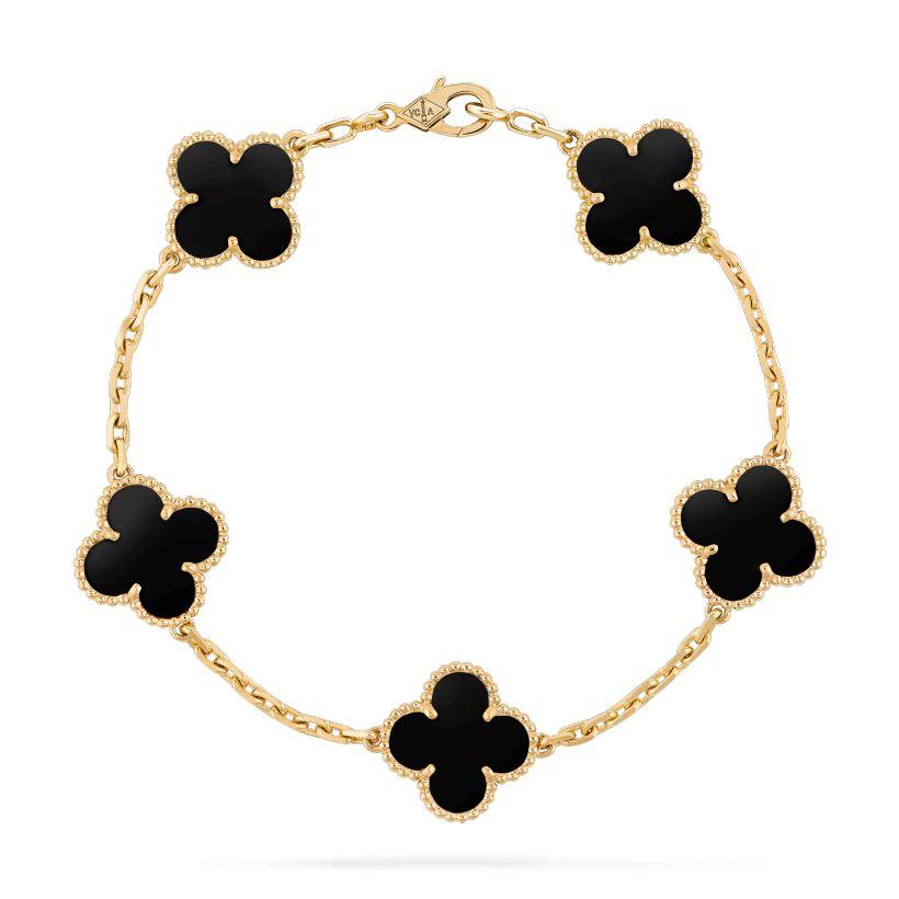 【2026】【Vancleef & Arpels】 ヴィンテージ アルハンブラ ブレスレット、5モチーフ-BRAND OFF
