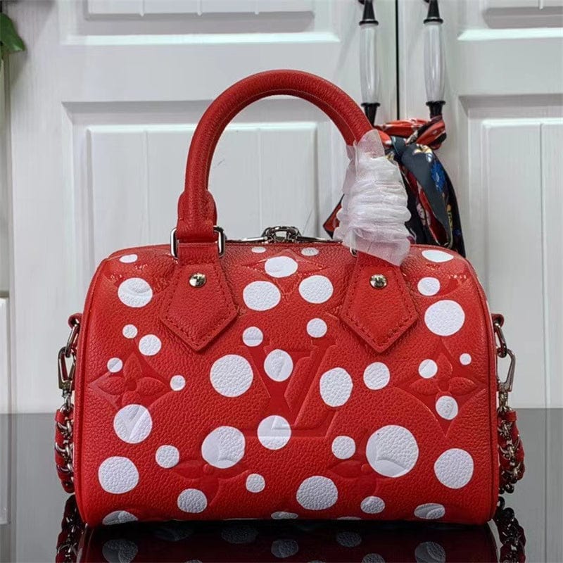Louis Vuitton 草間彌生コラボ スピーディ・バンドリエール 20 M46411 M46425-BRAND OFF