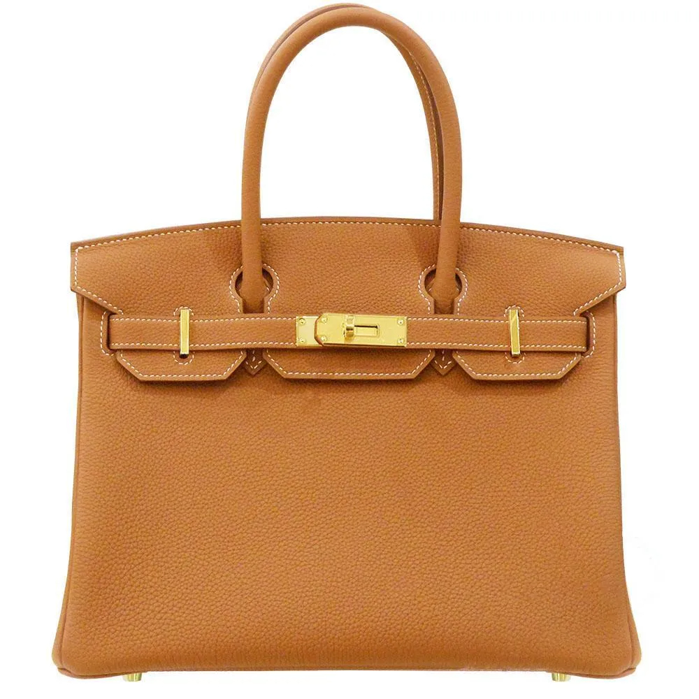 【HERMES】エルメス バーキン 30CM トゴ ゴールド金具-BRAND OFF