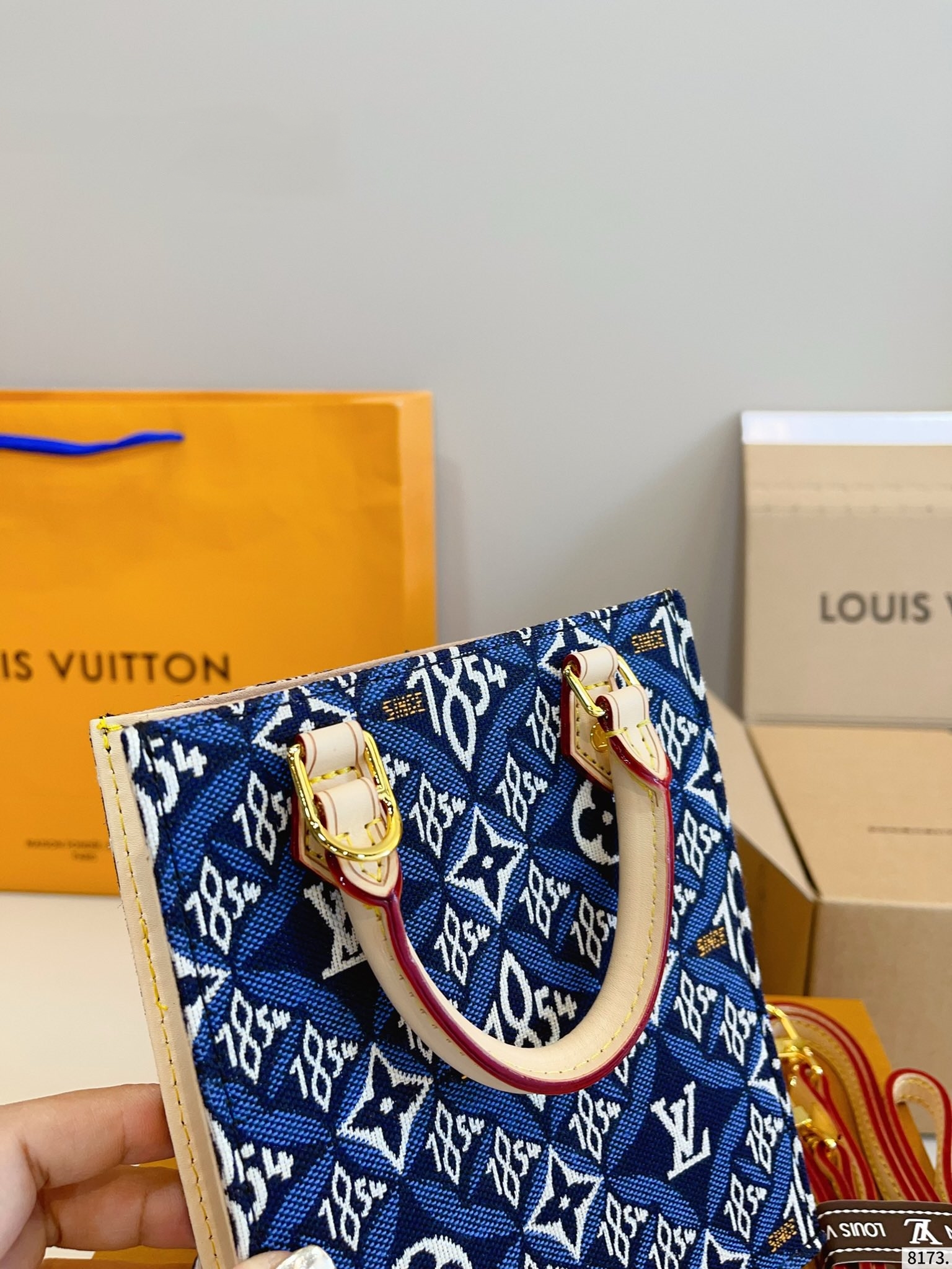 LOUIS VUITTON ルイヴィトン PETIT SAC PLAT TOTE バッグ ★ 大人気-BRAND OFF