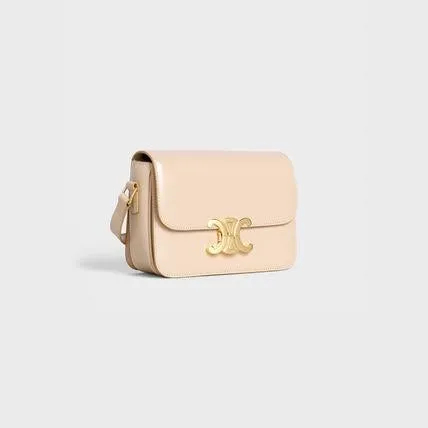 CELINE★トリオンフ クロスボディバッグ ティーン シャイニー-BRAND OFF