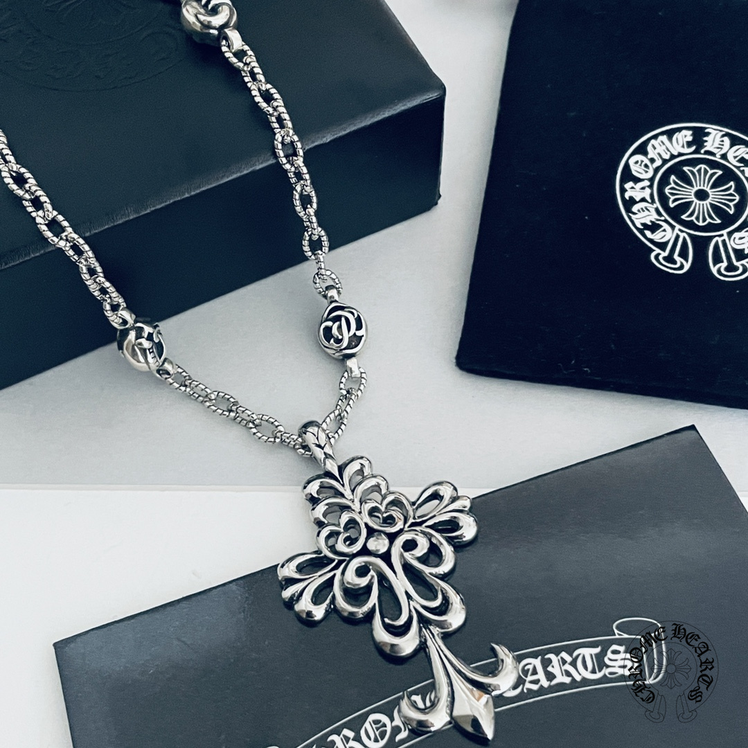 【CHROME HEARTS】ネックレス、新しいネックレス万能シンプルファッションオーナメント-BRAND OFF