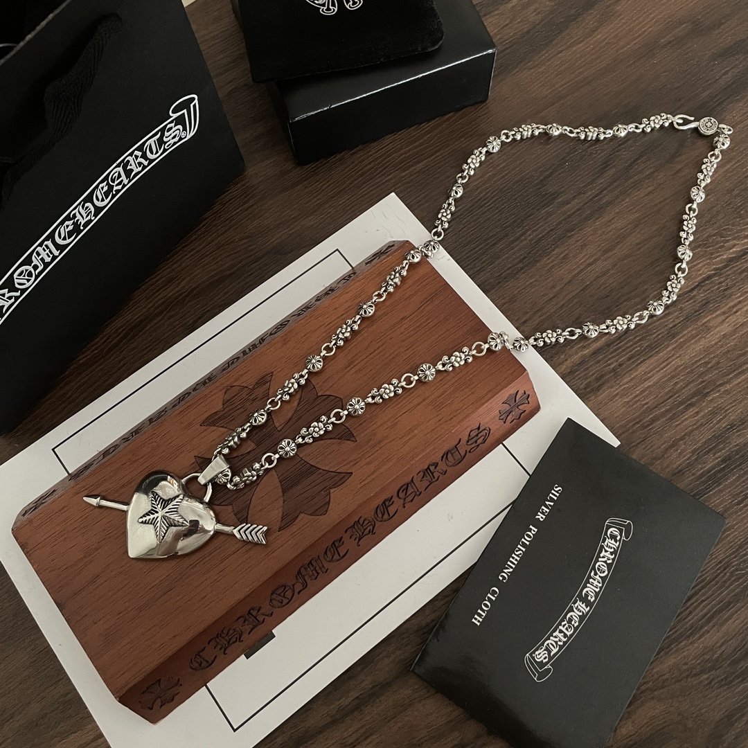 【CHROME HEARTS】ネックレス、新しいネックレス万能シンプルファッションオーナメント-BRAND OFF