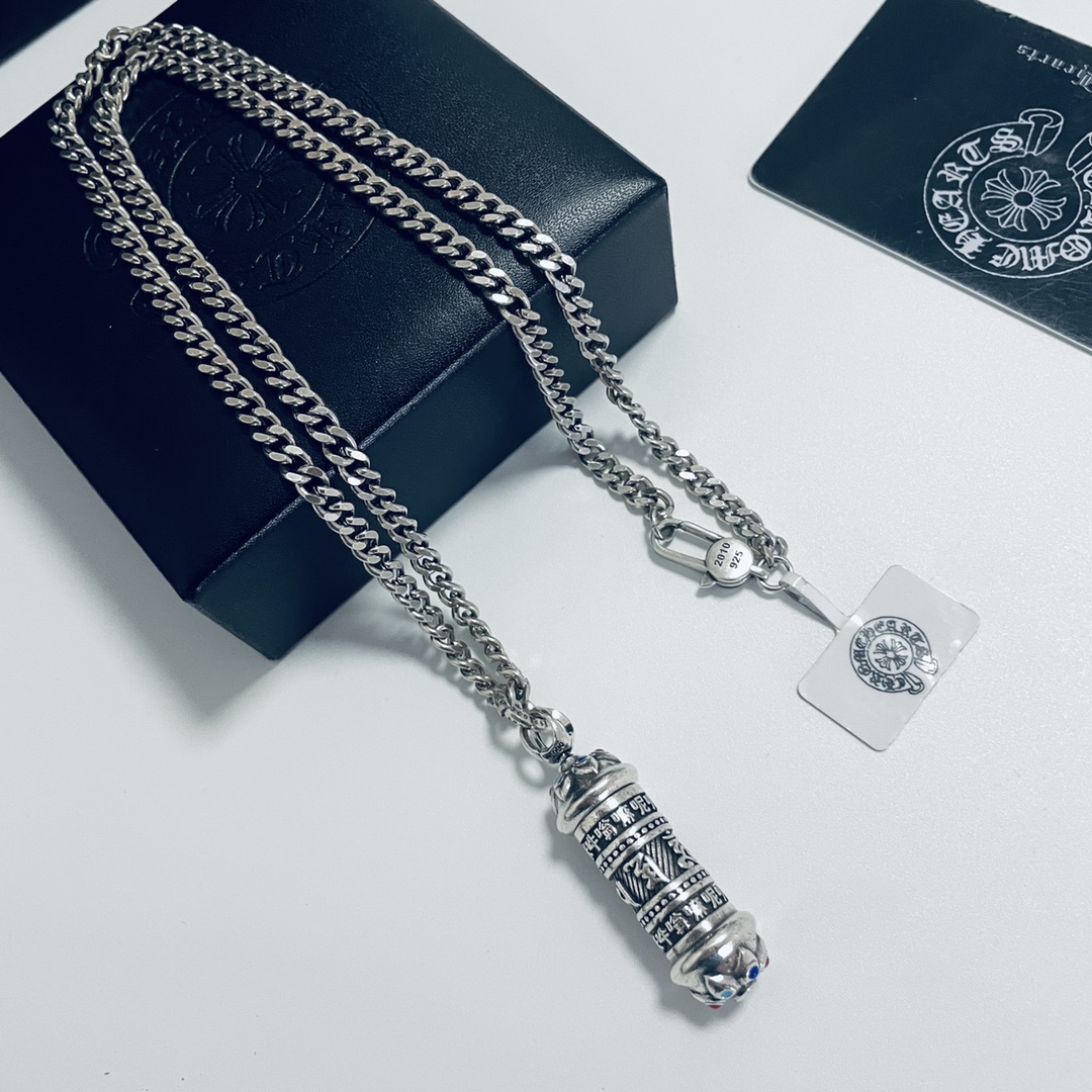 【CHROME HEARTS】クロムハーツ、新しいネックレス万能シンプルファッションオーナメント-BRAND OFF