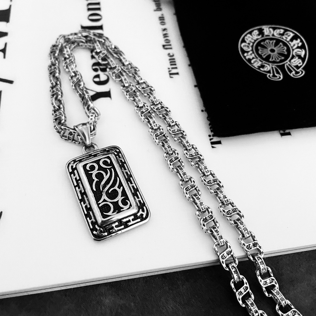 【CHROME HEARTS 】ネックレス、新しいネックレス万能シンプルファッションオーナメント-BRAND OFF