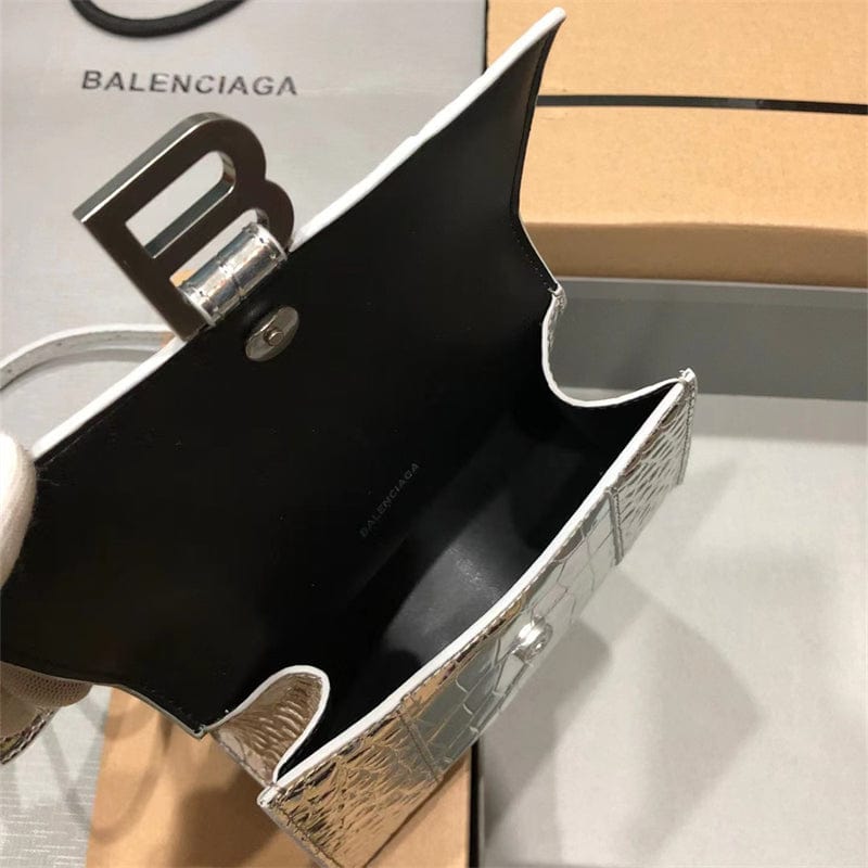 BALENCIAGA HOURGLASS スモールハンドバッグ2色-BRAND OFF