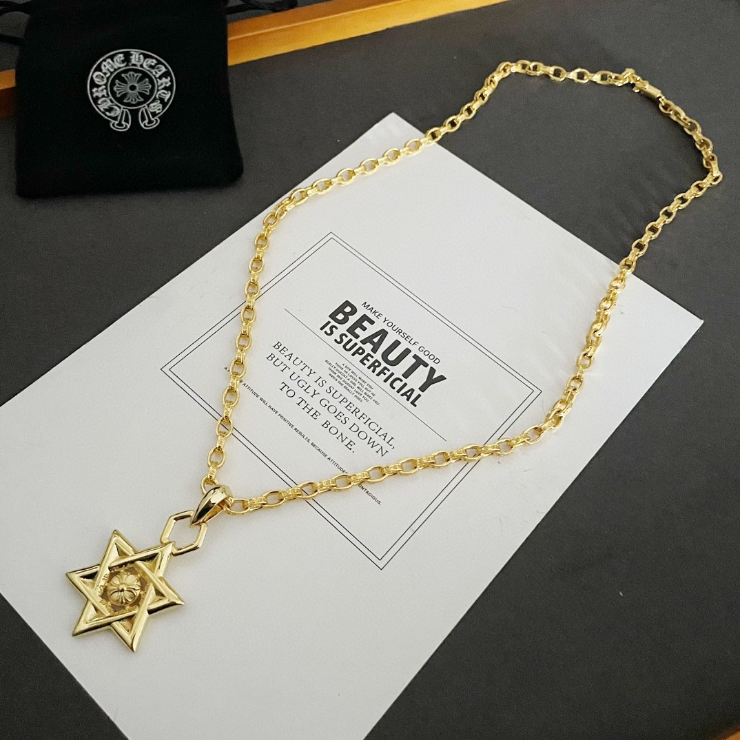【CHROME HEARTS】ネックレス、新しいネックレス万能シンプルファッションオーナメント-BRAND OFF
