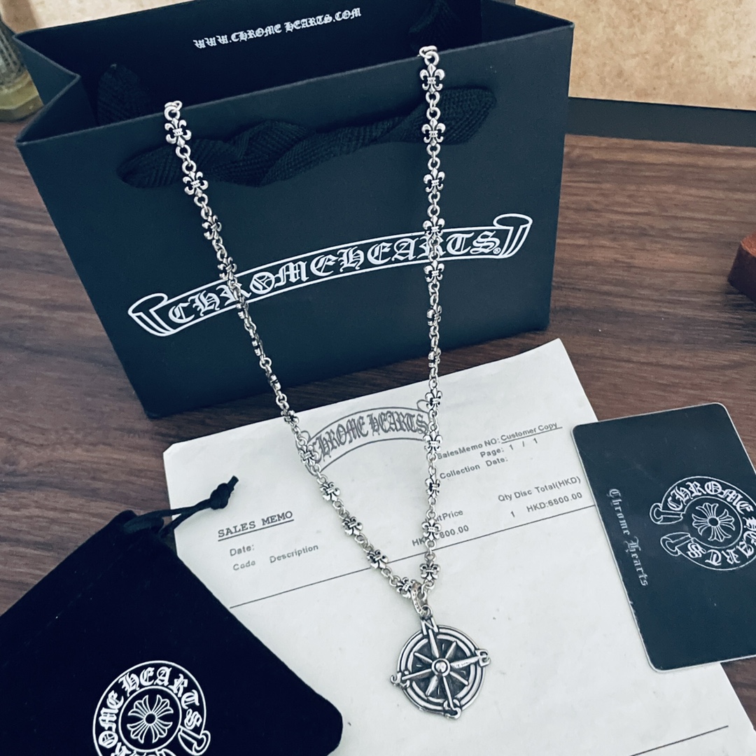 【CHROME HEARTS】ネックレス、新しいネックレス万能シンプルファッションオーナメント-BRAND OFF