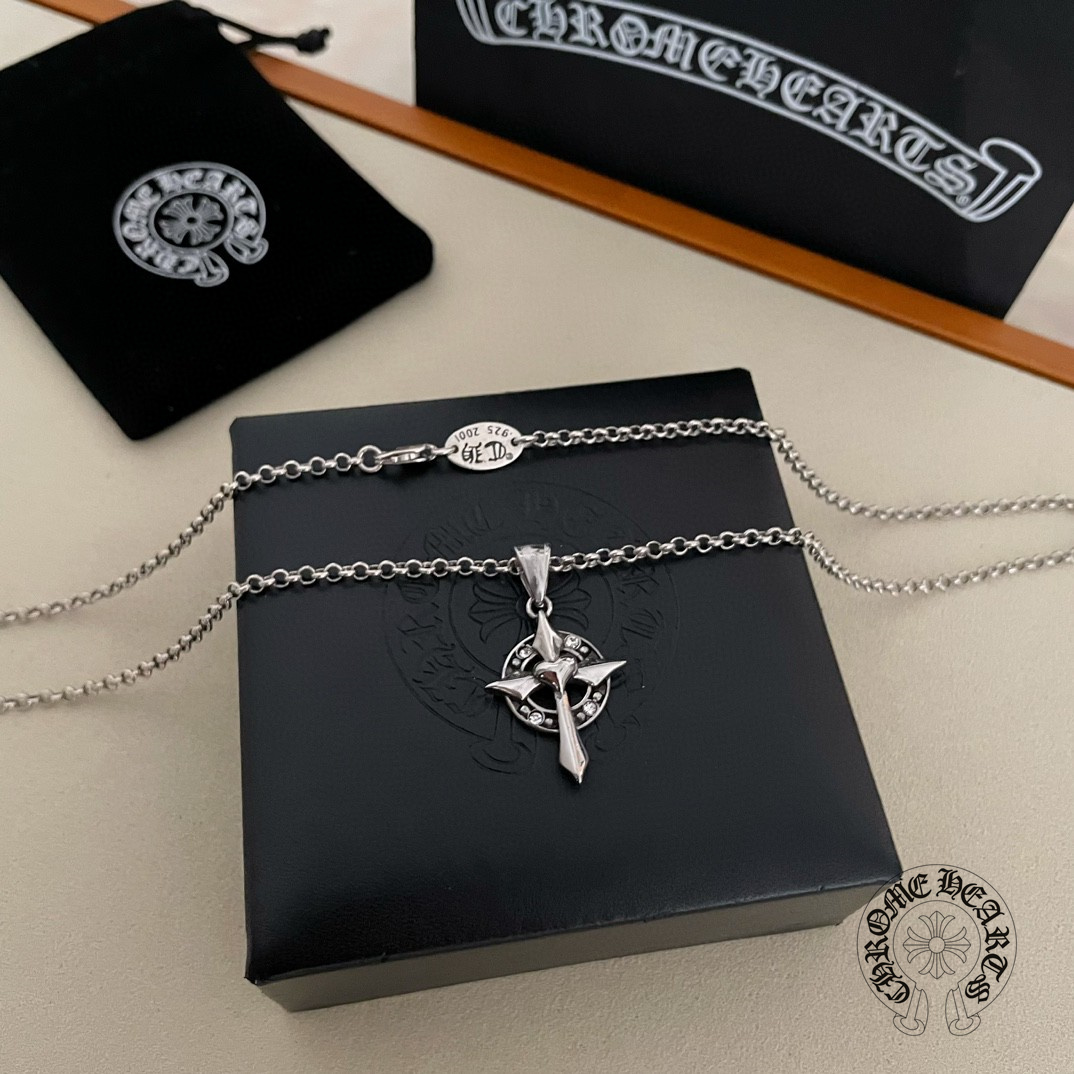 【CHROME HEARTS】ネックレス、新しいネックレス万能シンプルファッションオーナメント-BRAND OFF
