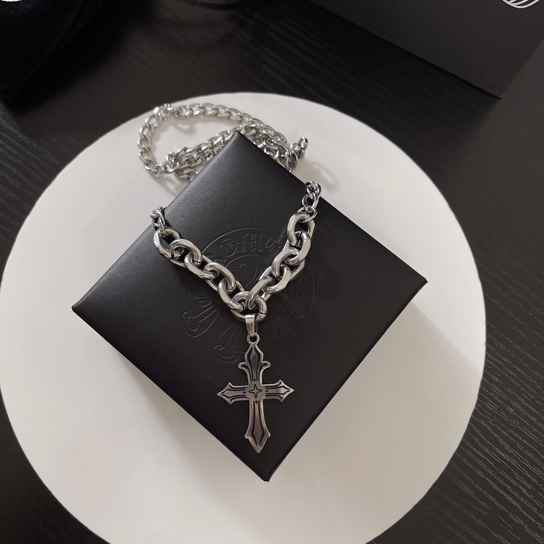 【Chrome Hearts】ネックレス、新しいネックレス万能シンプルファッションオーナメント-BRAND OFF
