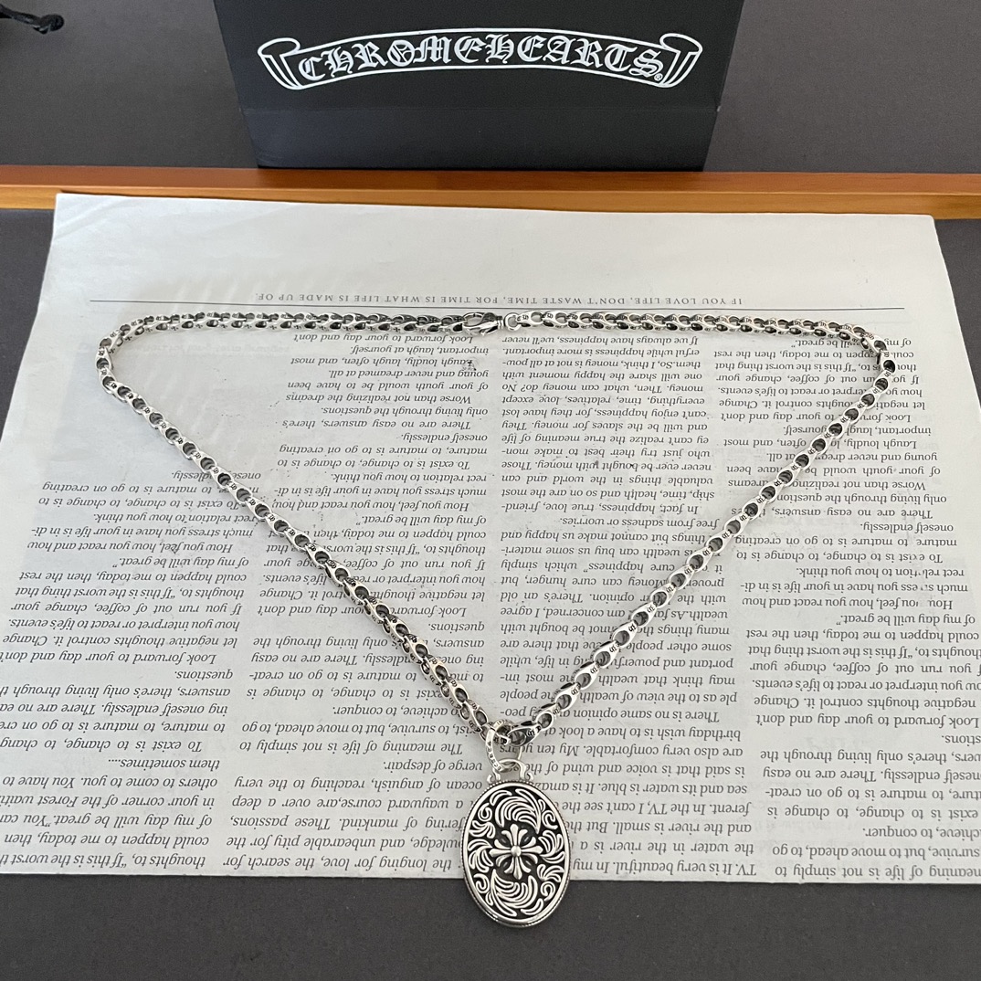 【CHROME HEARTS】ネックレス、新しいネックレス万能シンプルファッションオーナメント-BRAND OFF