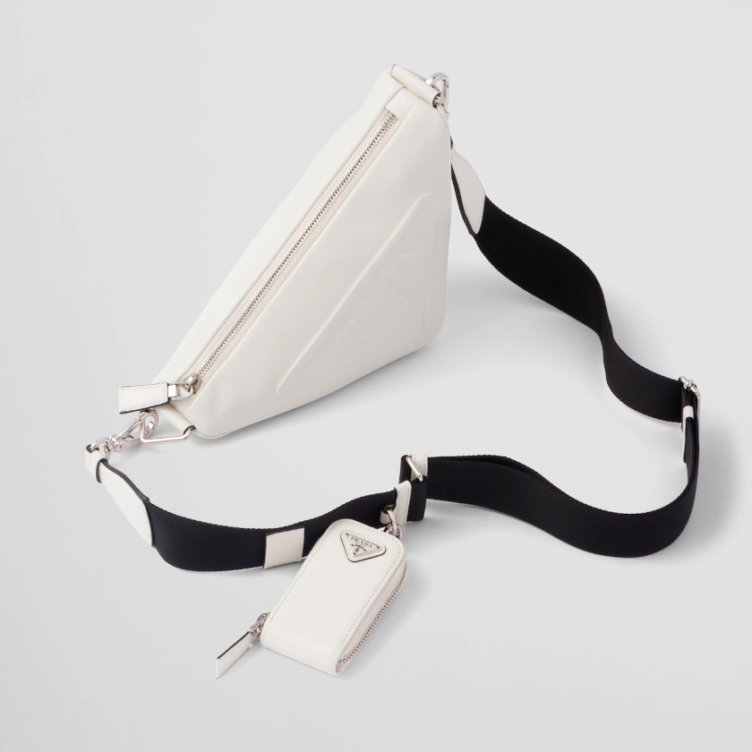 累積売上第１位☆新作☆ プラダ PRADA トライアングル レザーショルダーバッグ-BRAND OFF