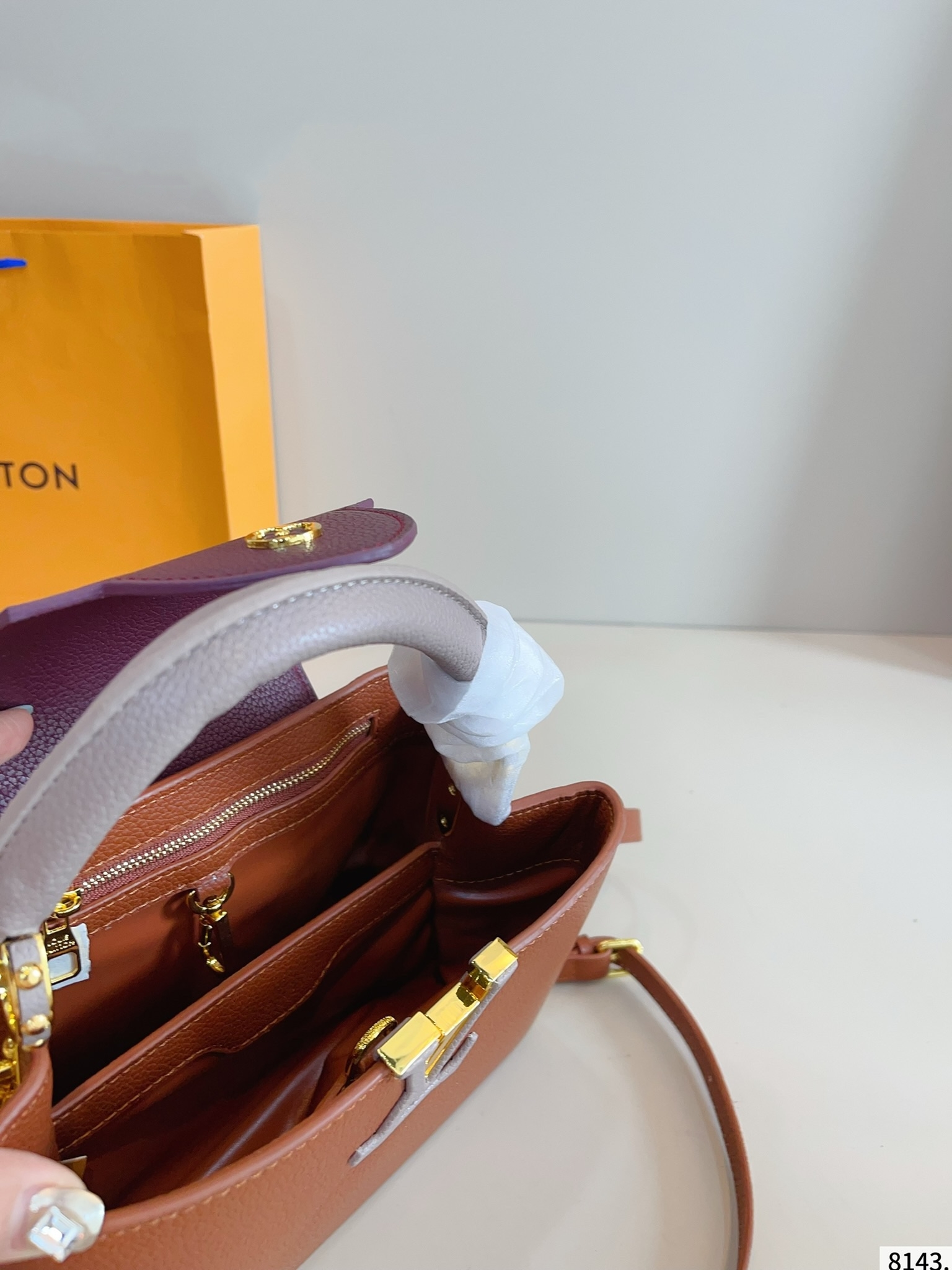 LOUIS VUITTON ルイヴィトン Capucines bb ハンドバッグ-BRAND OFF