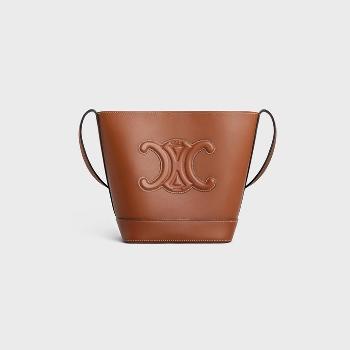 CELINE スモール バケットキュイル トリオンフ-BRAND OFF