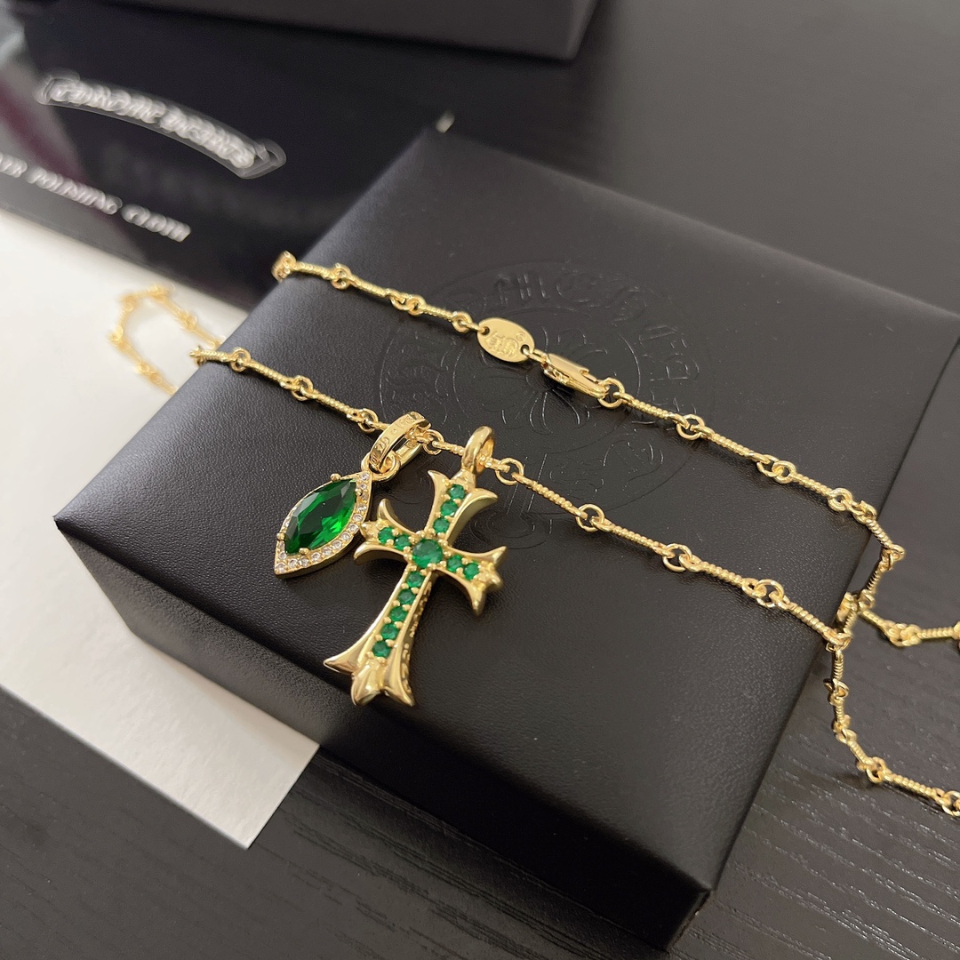 【CHROME HEARTS】ネックレス、新しいネックレス万能シンプルファッションオーナメント-BRAND OFF