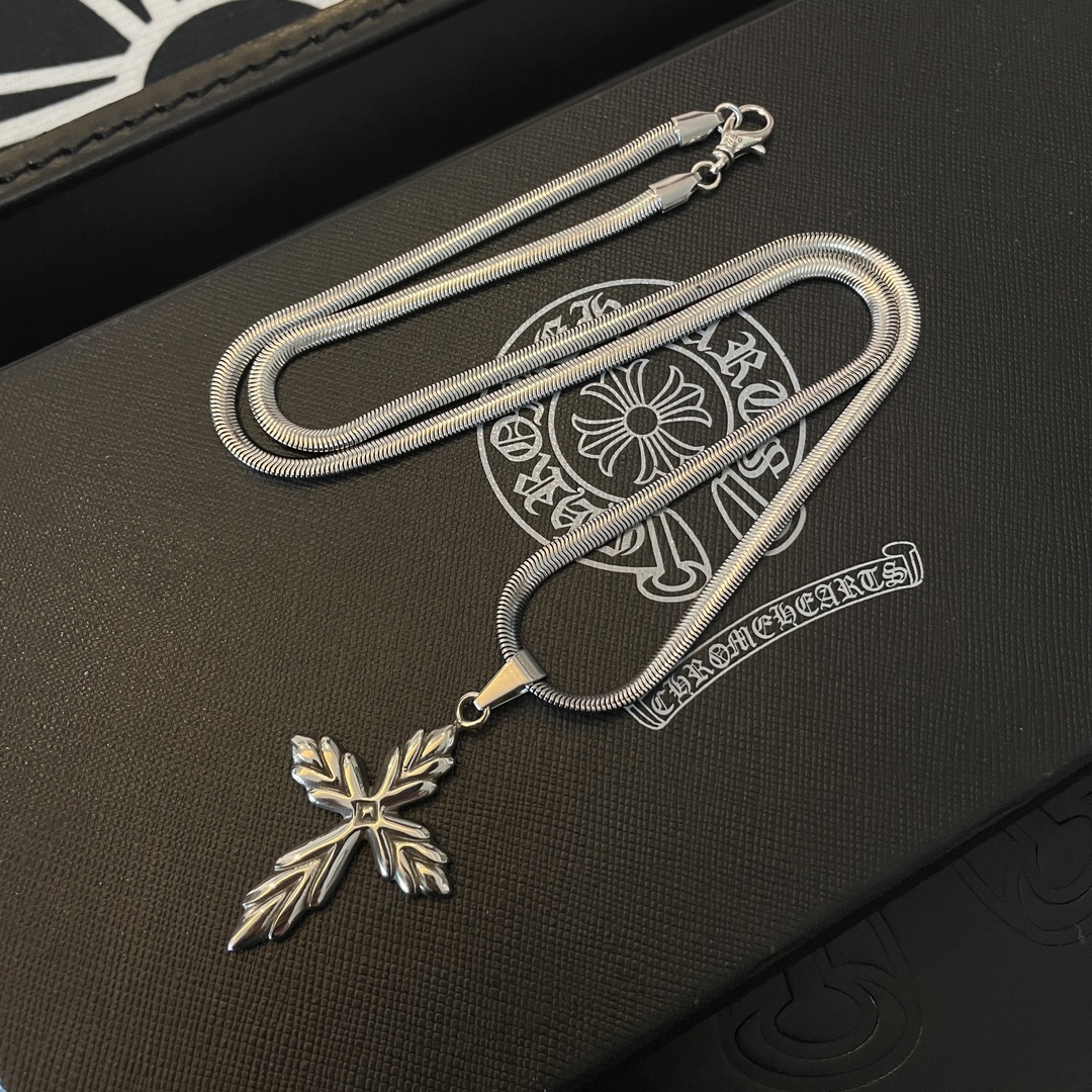 【CHROME HEARTS】ネックレス、新しいネックレス万能シンプルファッションオーナメント-BRAND OFF
