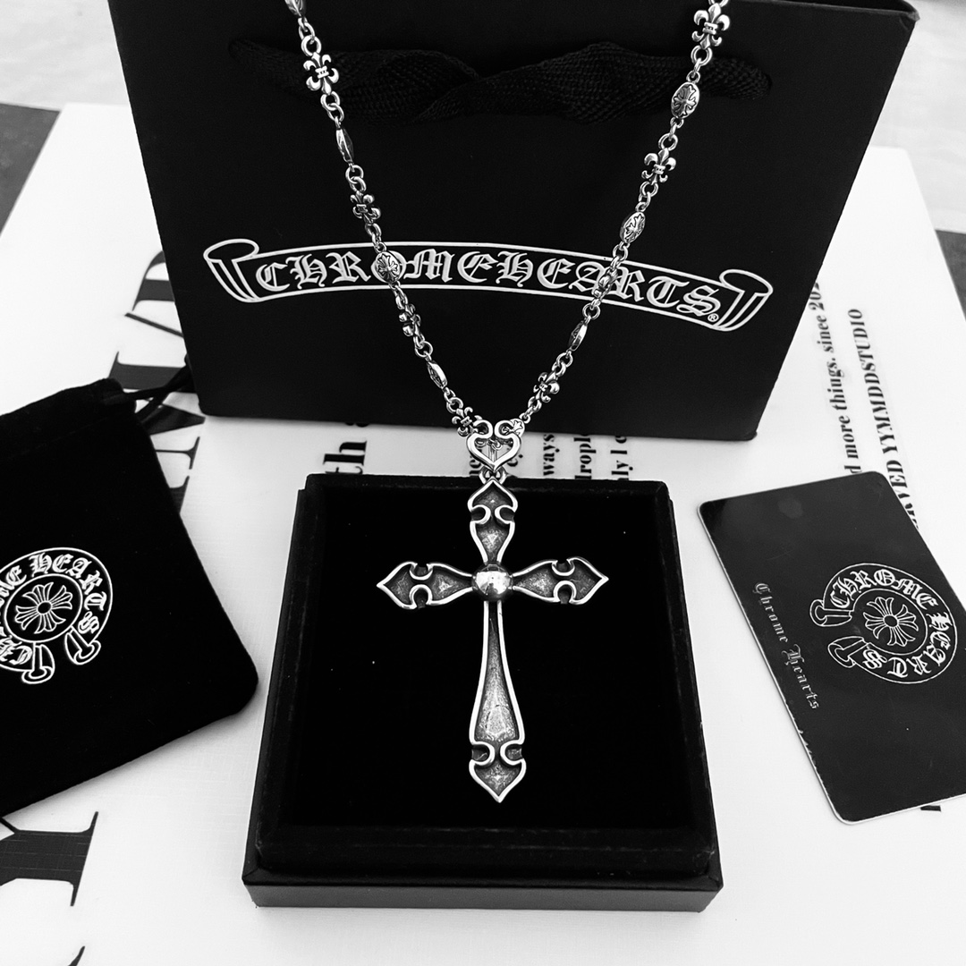 【CHROME HEARTS 】ネックレス、新しいネックレス万能シンプルファッションオーナメント-BRAND OFF