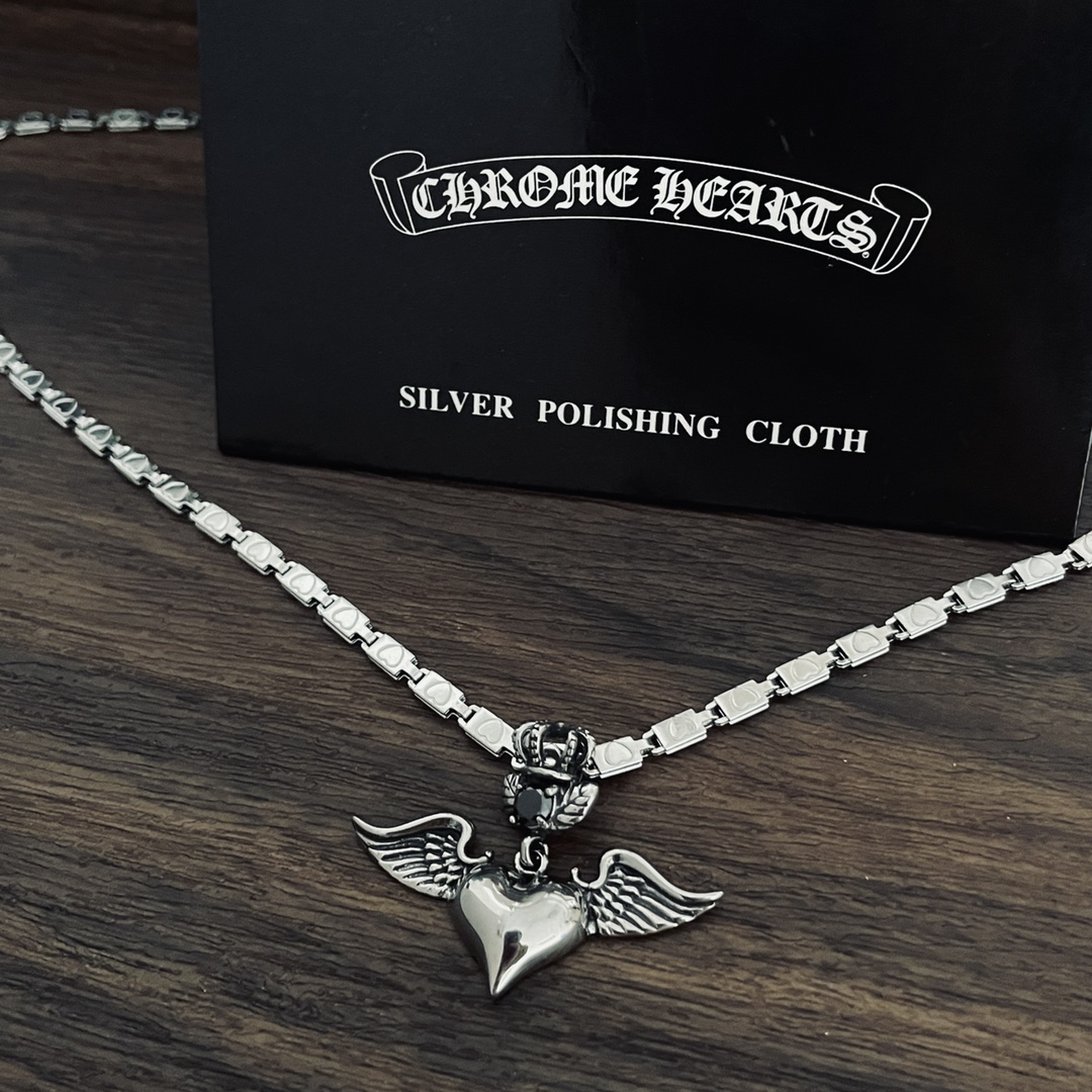 【2026】【CHROME HEARTS 】ネックレス、新しいネックレス万能シンプルファッションオーナメント-BRAND OFF