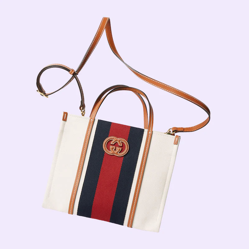 インターロッキングG スモール トートバッグ-BRAND OFF