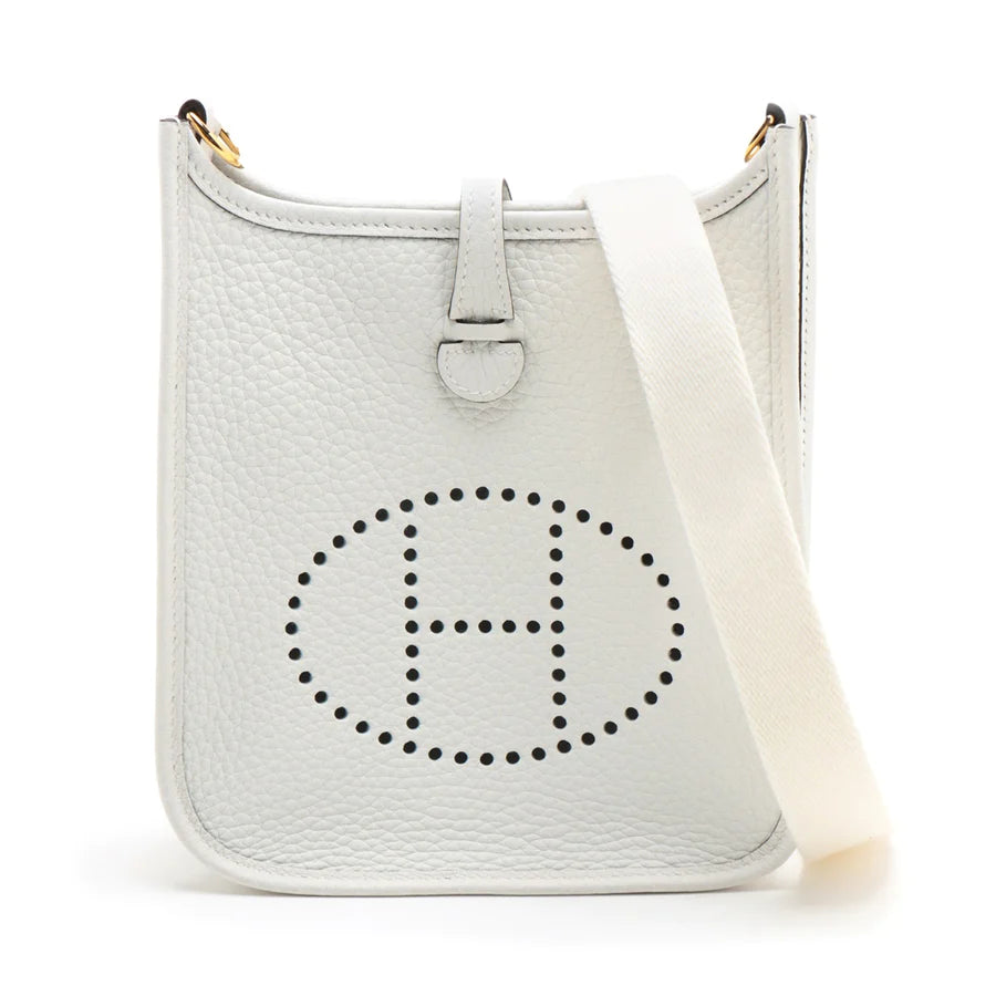 HERMES エルメス エブリンTPM トリヨンクレマンス ニューホワイト ゴールド金具-BRAND OFF