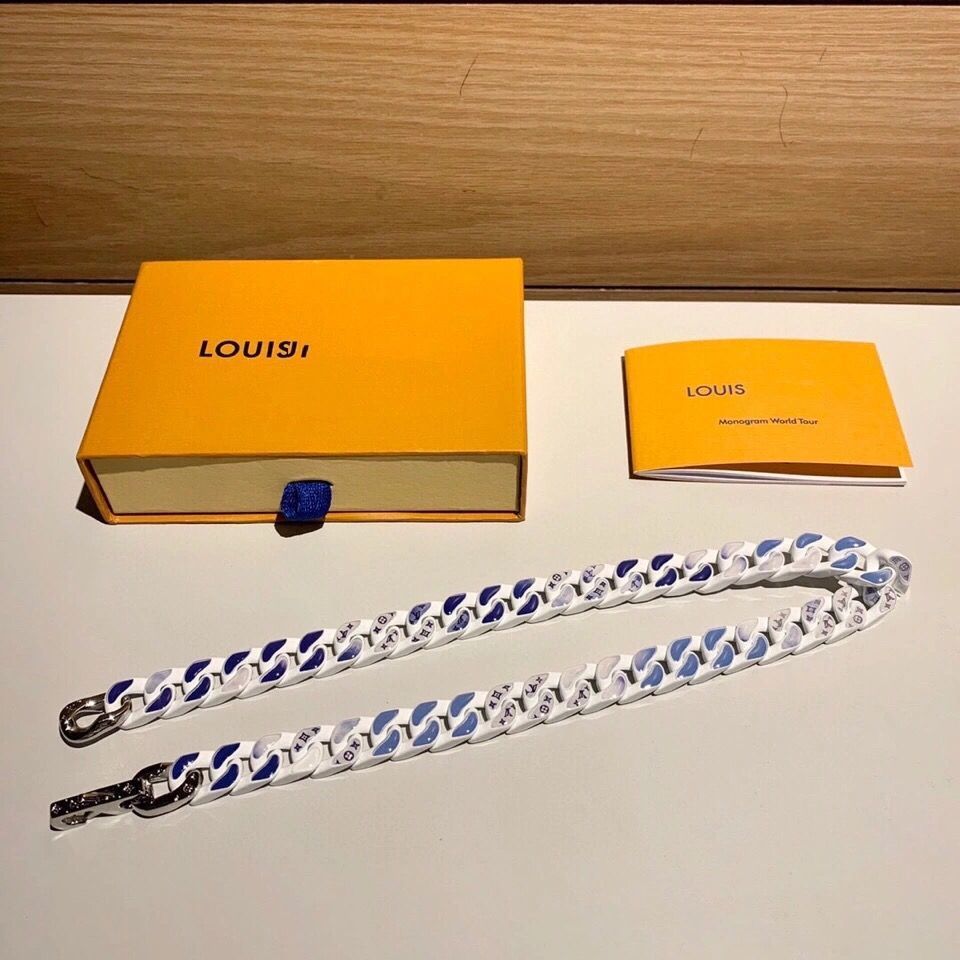 Louis Vuitton（ルイヴィトン） MONOGRAM CLOUDS ネックレス 50cm + ブレスレット 21cm-BRAND OFF