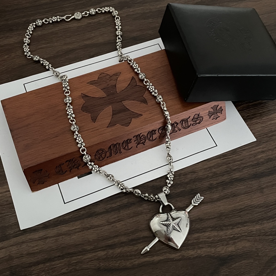 【CHROME HEARTS】ネックレス、新しいネックレス万能シンプルファッションオーナメント-BRAND OFF