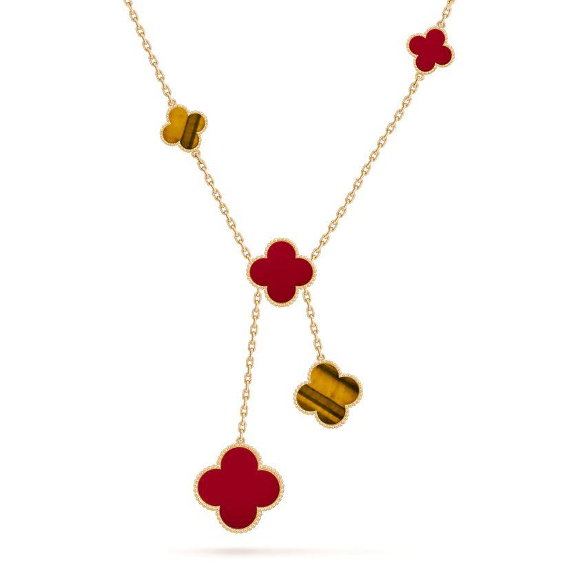 【2026】【Vancleef & Arpels】 マジック アルハンブラ ネックレス、6モチーフ-BRAND OFF