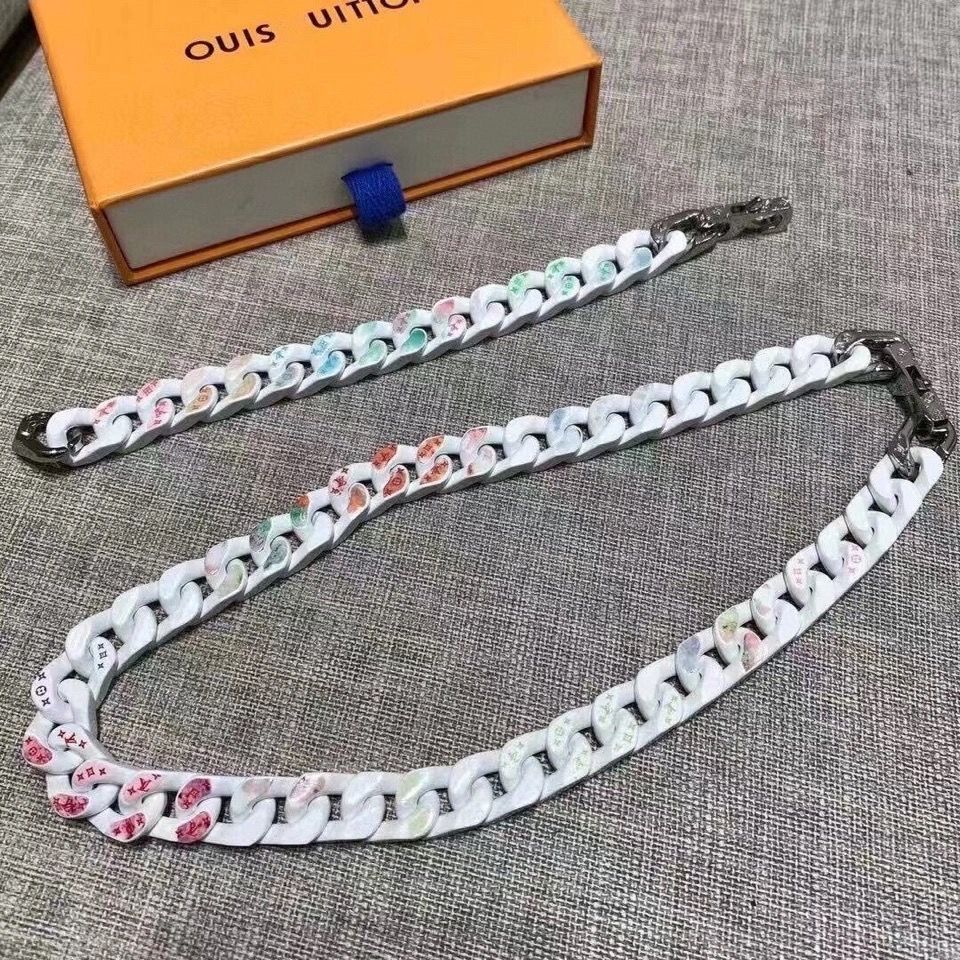 【2026】Louis Vuitton（ルイヴィトン） ブレスレット 21cm ネックレス 50cm-BRAND OFF